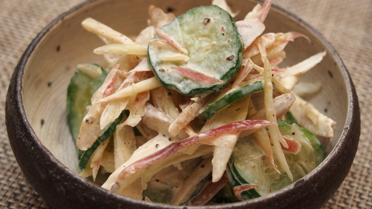 簡単おつまみ みょうがとごぼうのサラダ レシピ 作り方 By 鶏のから揚げ 楽天レシピ